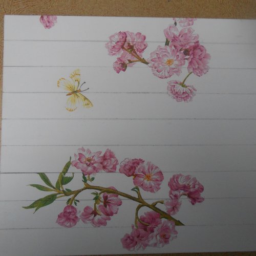 Tablette canapé fleurs de cerisier