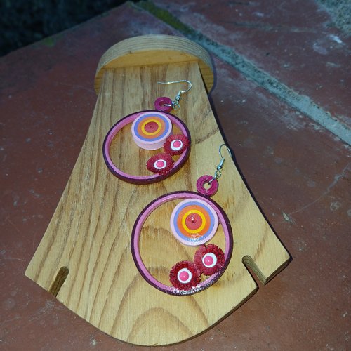 Boucles d oreilles quillilng