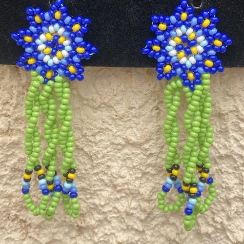 Boucles d'oreilles pendantes "clip"