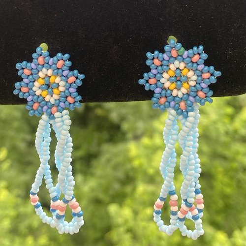Boucles d'oreilles pendantes "clip"