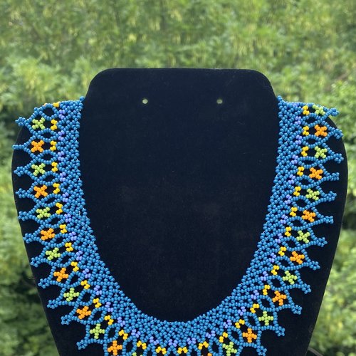 Collier picots et florecitas