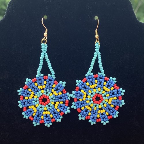 Boucles pendantes 'tiovivo"
