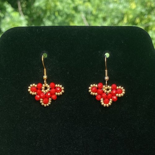 Boucles d'oreilles papillon