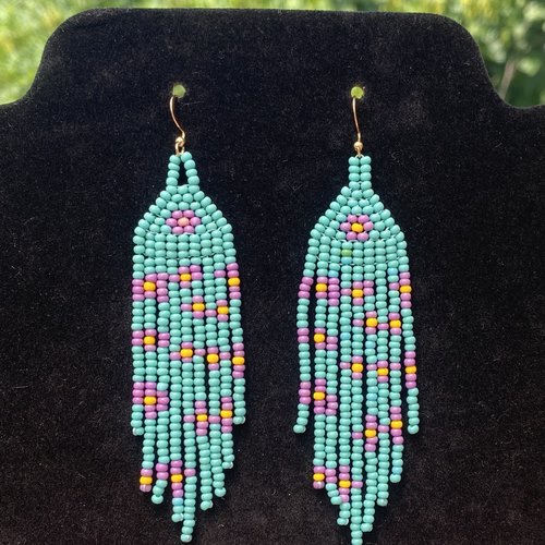 Boucles d'oreilles bohème petites fleurs