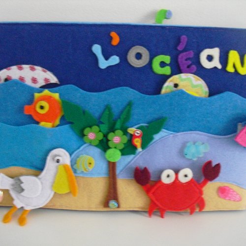 Livre éveil thème l'océan (a parir de 24 mois)