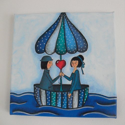 Tableau "les amoureux"