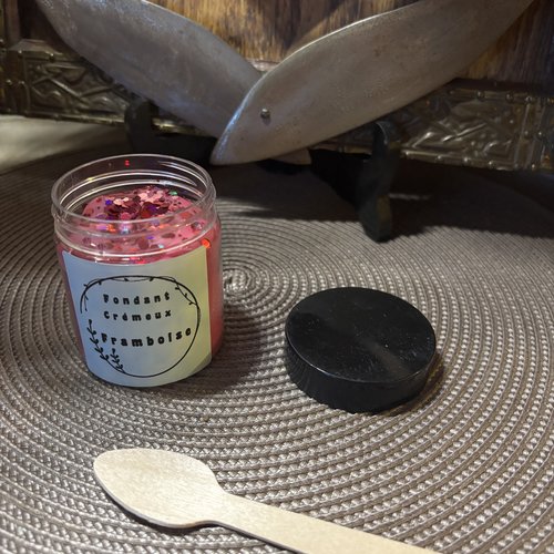 Fondant crémeux parfum framboise