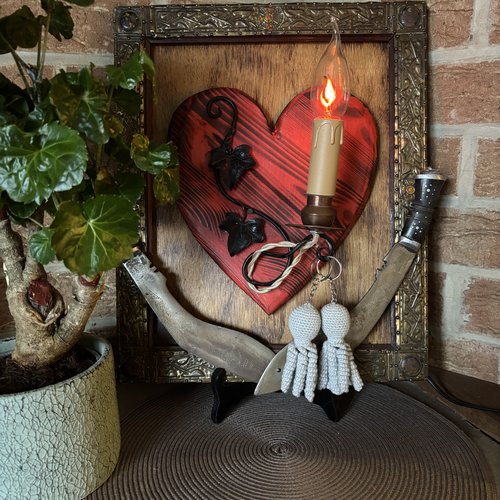 Porte-clés pieuvre ovale grise unie