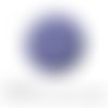 Cabochon fantaisie 25 mm motifs géométrique japon bleu roi ref 1553 