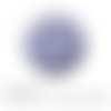 Cabochon fantaisie 25 mm motifs géométrique japon bleu roi ref 1552 