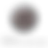 Cabochon fantaisie 25 mm cercles infinis tons rose gris ref 1404 