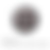 Cabochon fantaisie 25 mm cercles infinis tons rose gris ref 1403 