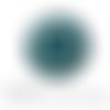 2 cabochons à coller cercles infinis abstrait tons bleu canard blanc ref 1307  -  en verre 14 mm - 