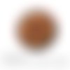 2 cabochons à coller cercles infinis abstrait tons marrons orange automne ref 1305  -  en verre 14 mm - 