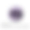 Cabochon à coller thème noeud papillon fond violet - ref 1105 en verre 