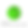 Cabochon à coller thème vert anis à pois blanc - ref 974 en verre 