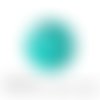 Cabochon à coller thème coeur turquoise bleu love ref 994 