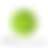 Vert anis à pois blanc 2 cabochons fantaisie en verre ref1-18 mm thème divers note clé de sol 