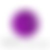 Violet à pois blanc 2 cabochons fantaisie en verre ref1-18 mm thème divers note clé de sol 