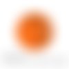 Orange à pois blanc 2 cabochons fantaisie en verre ref1-18 mm thème divers note clé de sol 