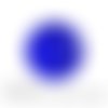 Cabochon à coller thème bleu marine à pois blanc - ref 986 en verre 