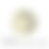 Cabochon à coller thème géometrique jaune bleu en verre 25 mm - ref 862 