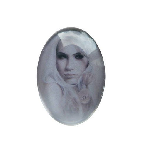 Cabochon fantaisie 18x25 mm *réalisation artisanale" 1825c253 