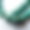 Perle howlite forme ronde de couleur bleu vert turquoise 11 mm 