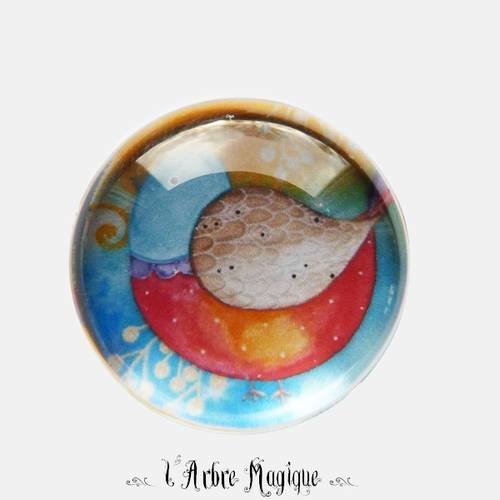 Cabochon fantaisie 25 mm ref61