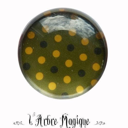Cabochon rond 25 mm fantaisie ref64