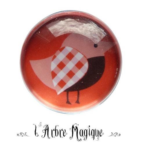 Cabochon rond 25 mm fantaisie ref60