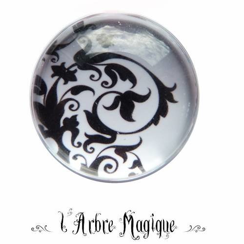 Cabochon rond 25 mm fantaisie ref58