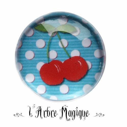 Cabochon rond 25 mm fantaisie ref50