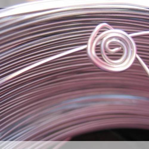 Fil aluminium argenté x 1m