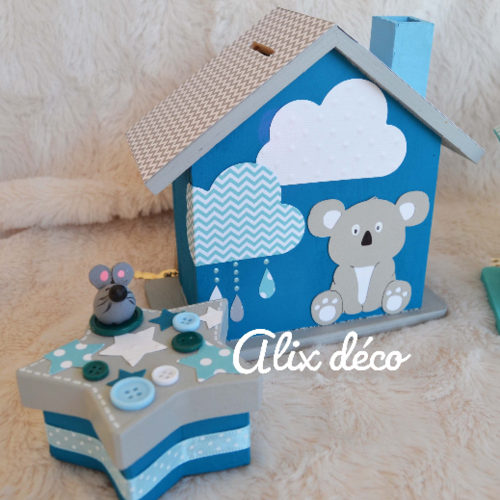 Tirelire Maison Tirelire Enfant Boite A Dents Cadeau Naissance Decoration Koala Un Grand Marche