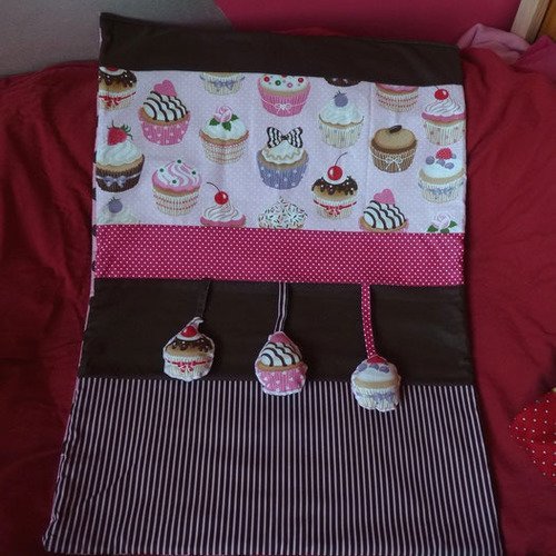 Couverture gourmande cupcakes fait main l'arche de jessica