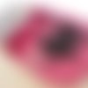 Gigoteuse grenouillère bébé fille chat étoile rose fuchsia 0-6mois fait main l'arche de jessica made in france