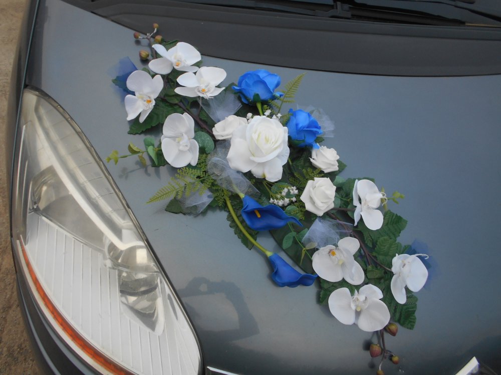 Accessoires de voiture en forme de papillon bleu à suspendre - Décoration  de voiture - Cadeau pour couple - Accessoires de mariage : : Mode
