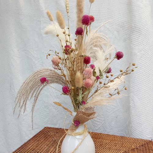 Bouquet de fleurs séchées
