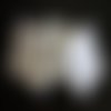 Lingettes démaquillantes lavables en coton et éponge de bambou / vendue à l'unité / femme ou bébé / ananas noir