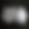 Lingettes démaquillantes lavables en coton et éponge de bambou / vendue à l'unité / femme ou bébé / éventails noirs