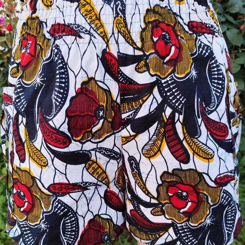 Short d'été "lyanna" en wax