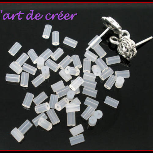 clous argentés Lot de 20,50... fermoirs plastiques création boucle d/'oreille