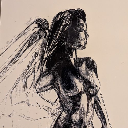 Portrait nu féminin