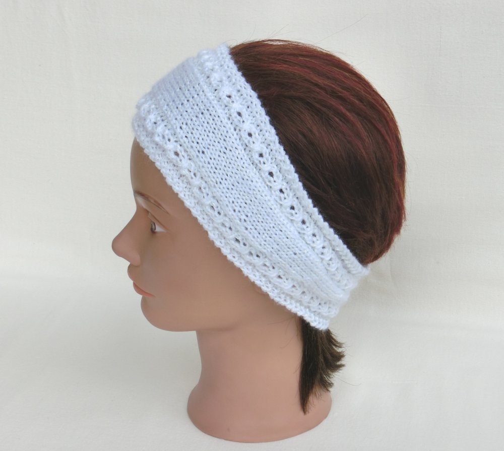 Bandeau en laine, enfant bébé fille taille 2/3 ans, headband, serre tête,  tricoté main, accessoire de cheveux - Un grand marché