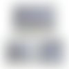 Bouillotte sèche déhoussable aux noyaux de cerises, 22 cm x 11 cm, tissu géométrique, coussin chauffant relaxant, noël homme femme