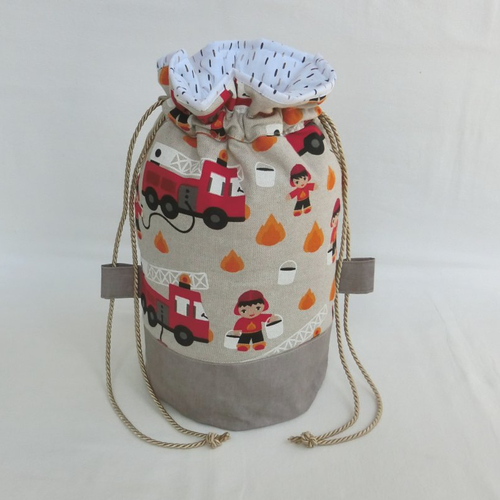 Tuto : réalisez un sac de jouets nomade en tissu pour bébé