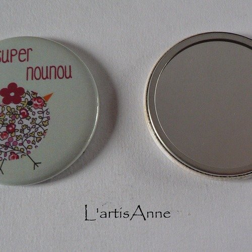 Miroir de poche 56mm super nounou.