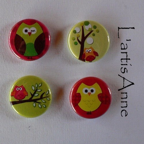 Magnets aimants chouettes