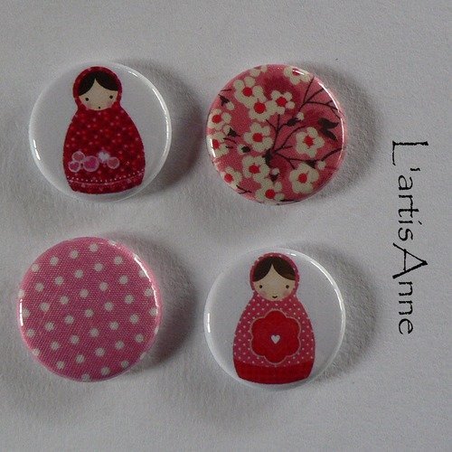 Magnets aimants poupée russe et liberty.